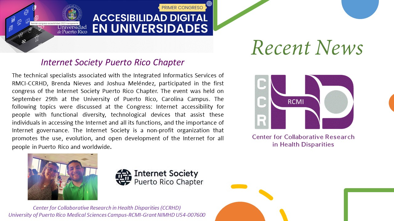 Internet Society Puerto Rico Chapter, DIGITAL ACCESABILITLY CONGRESS