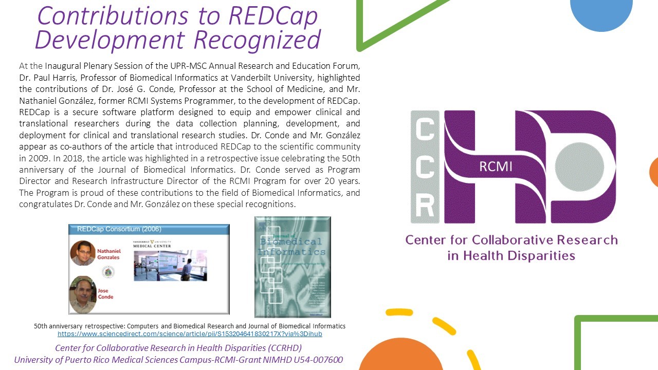 Contributions to REDCap Development Recognized