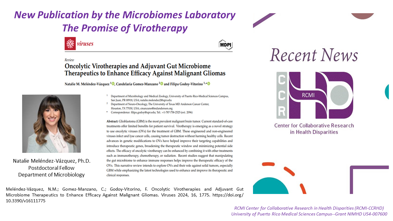 New Publication by the Microbiomes Lab: The Promise of Virotherapy