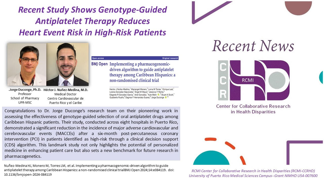 Recent Study Shows Genotype-Guided Antiplatelet Therapy Reduces Heart Event Risk in High-Risk Patients