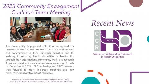Community Engagement Coalition Team Meeting