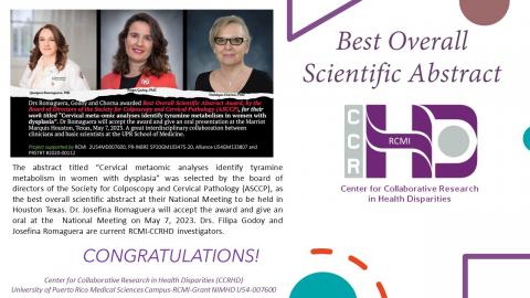 Best Overall Scientific Abstract -ASCCP