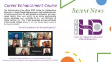 RCMI-CCRHD Initiates Career Enhancement Course